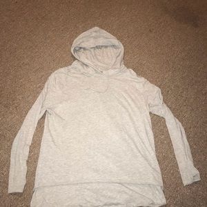 Men’s urban outfitters light grey hooded shirt